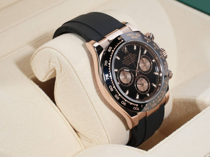 ロレックス デイトナ Ref.116515LN エバーローズゴールド ブラックxピンク文字盤