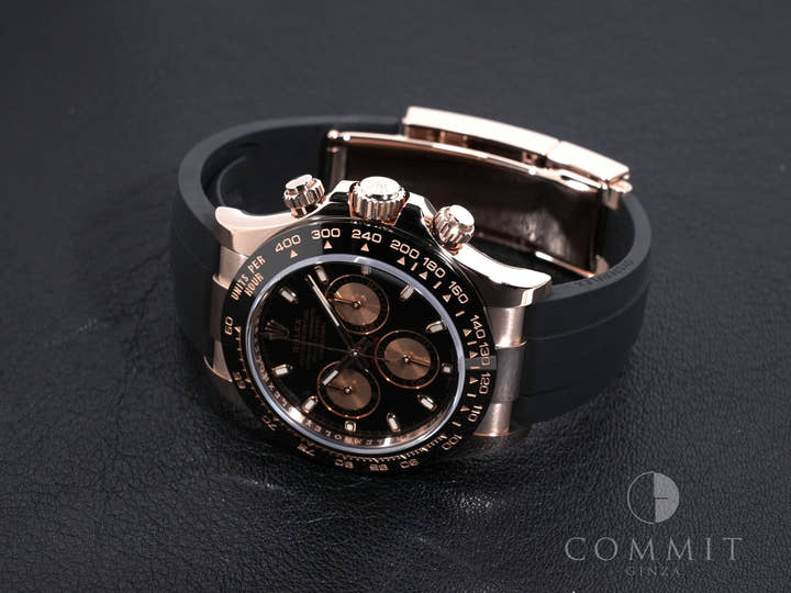 ロレックス デイトナ Ref.116515LN エバーローズゴールド ブラックxピンク文字盤