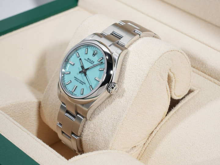 Rolex Oyster Perpetual 31 Ref. 277200 Stainless Steel Turquoise Dial