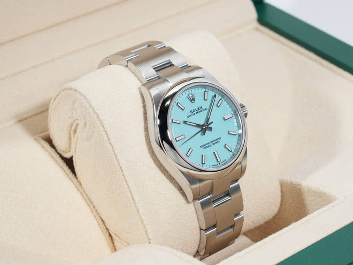 Rolex Oyster Perpetual 31 Ref. 277200 Stainless Steel Turquoise Dial