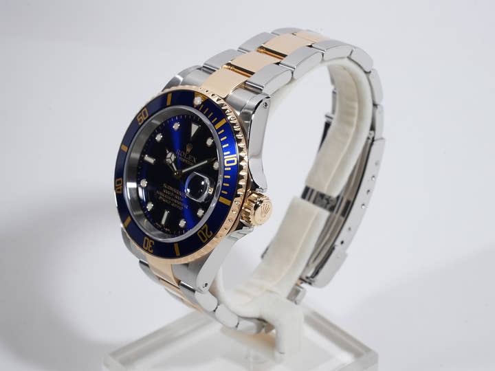 ロレックス サブマリーナー デイト Ref.16613 ステンレススチール/イエローゴールド ブルー文字盤
