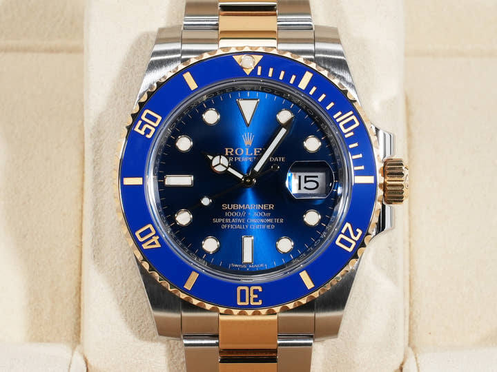 ロレックス サブマリーナー デイト Ref.116613LB ステンレススチール/イエローゴールド ブルー文字盤