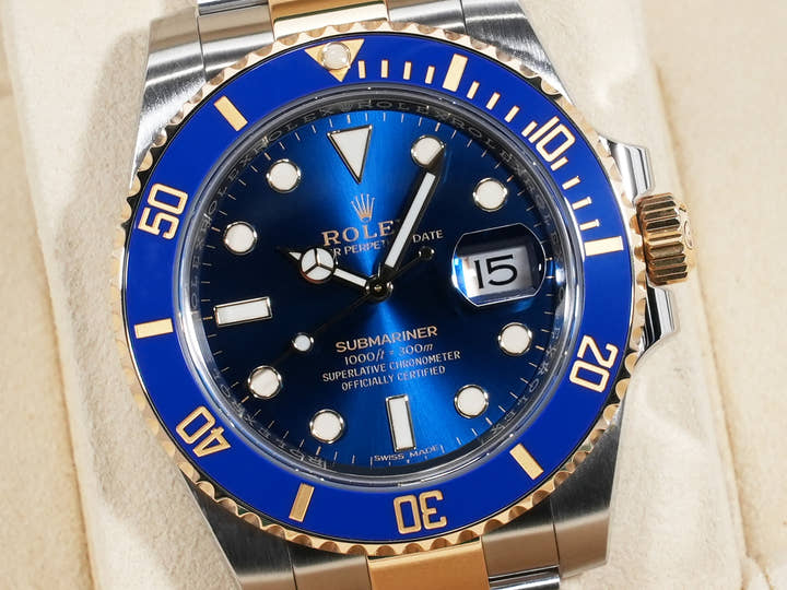 ロレックス サブマリーナー デイト Ref.116613LB ステンレススチール/イエローゴールド ブルー文字盤