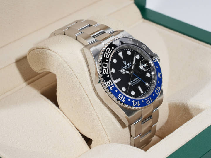 Rolex GMT-Master II Ref. 126710BLNR Stainless Steel Black Dial Oyster Bracelet