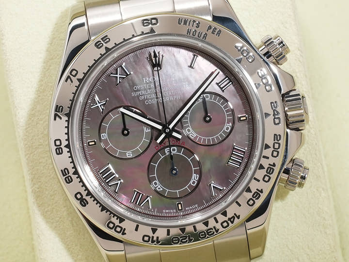 ロレックス デイトナ Ref.116509NR ホワイトゴールド ブラックシェル文字盤 美品 258frfif