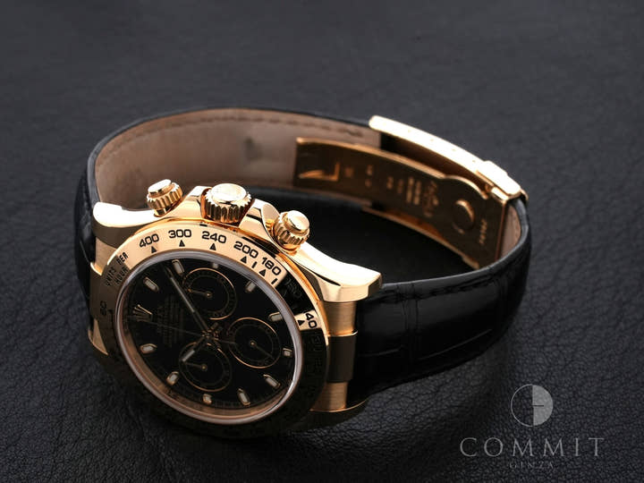 ロレックス デイトナ Ref.116518 イエローゴールド ブラック文字盤