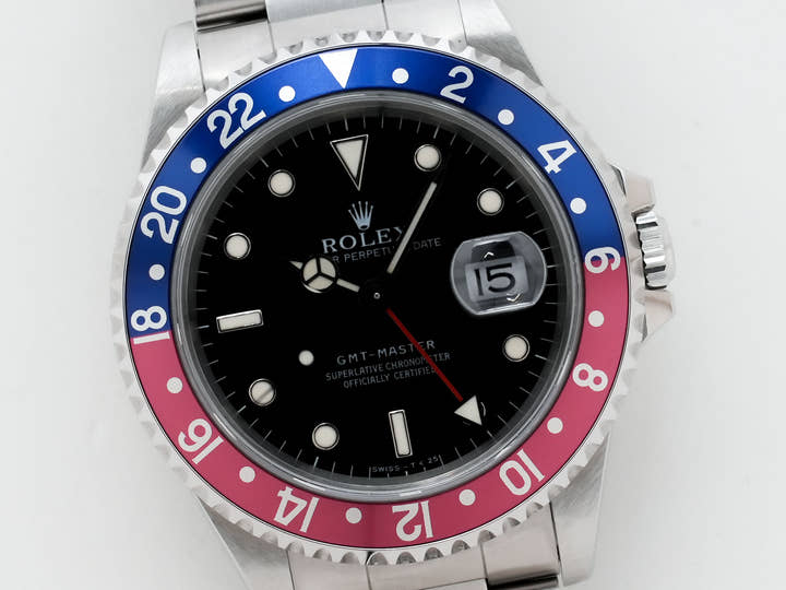 ロレックス GMTマスター Ref.16700 ステンレススチール ブラック文字盤 オイスターブレスレット