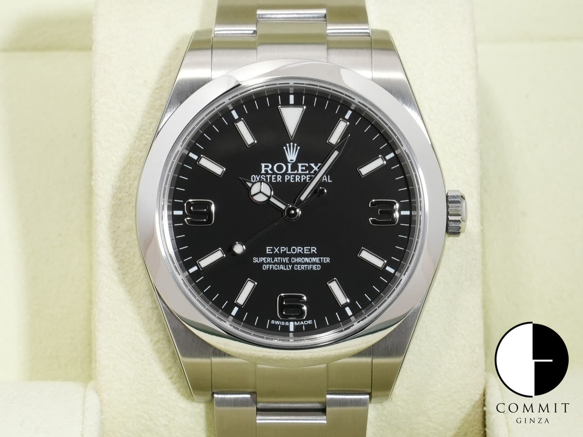 Rolex Explorer I Ref. 214270 Stainless Steel Black Dial