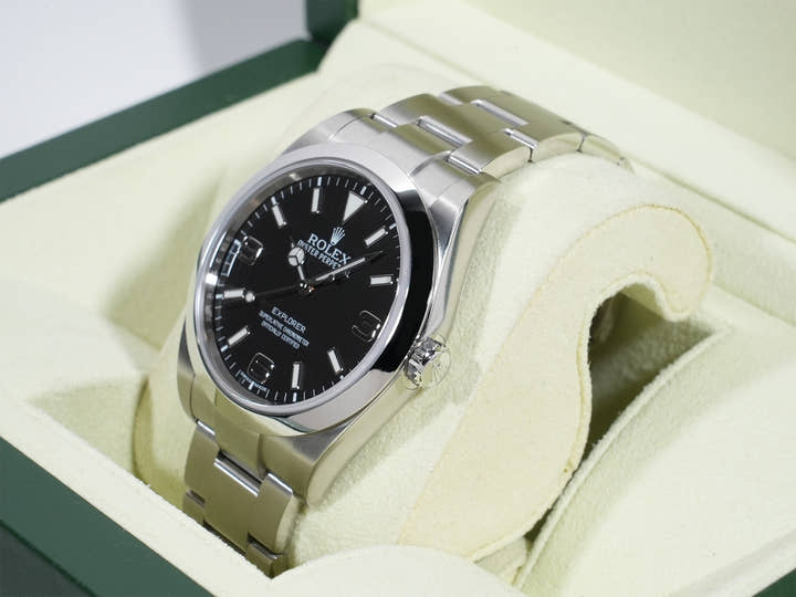 Rolex Explorer I Ref. 214270 Stainless Steel Black Dial