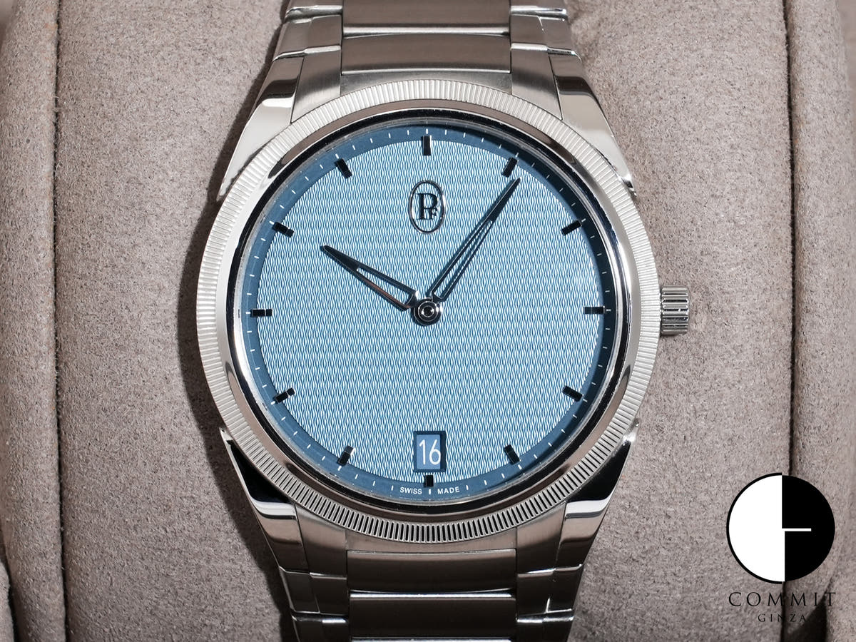 Parmigiani Fleurier Tonda PF Micro Rotor Ref.PFS914-1020003-100182 SS Light Blue Dial Good Condition Pre-Owned qkjv37g4