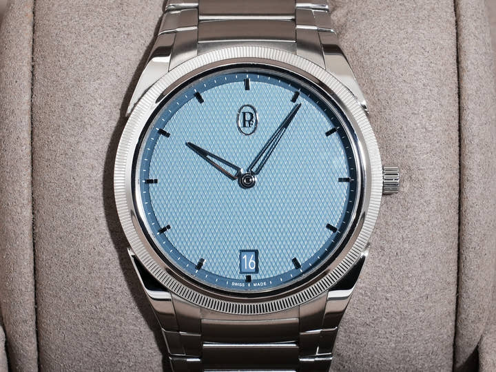 Parmigiani Fleurier Tonda PF Micro Rotor Ref.PFS914-1020003-100182 SS Light Blue Dial Good Condition Pre-Owned qkjv37g4