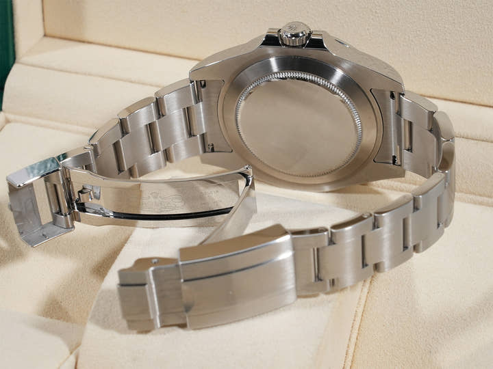 ロレックス エクスプローラーII Ref.216570 ステンレススチール ブラック文字盤 オイスターブレスレット 中古 rehpq9n3