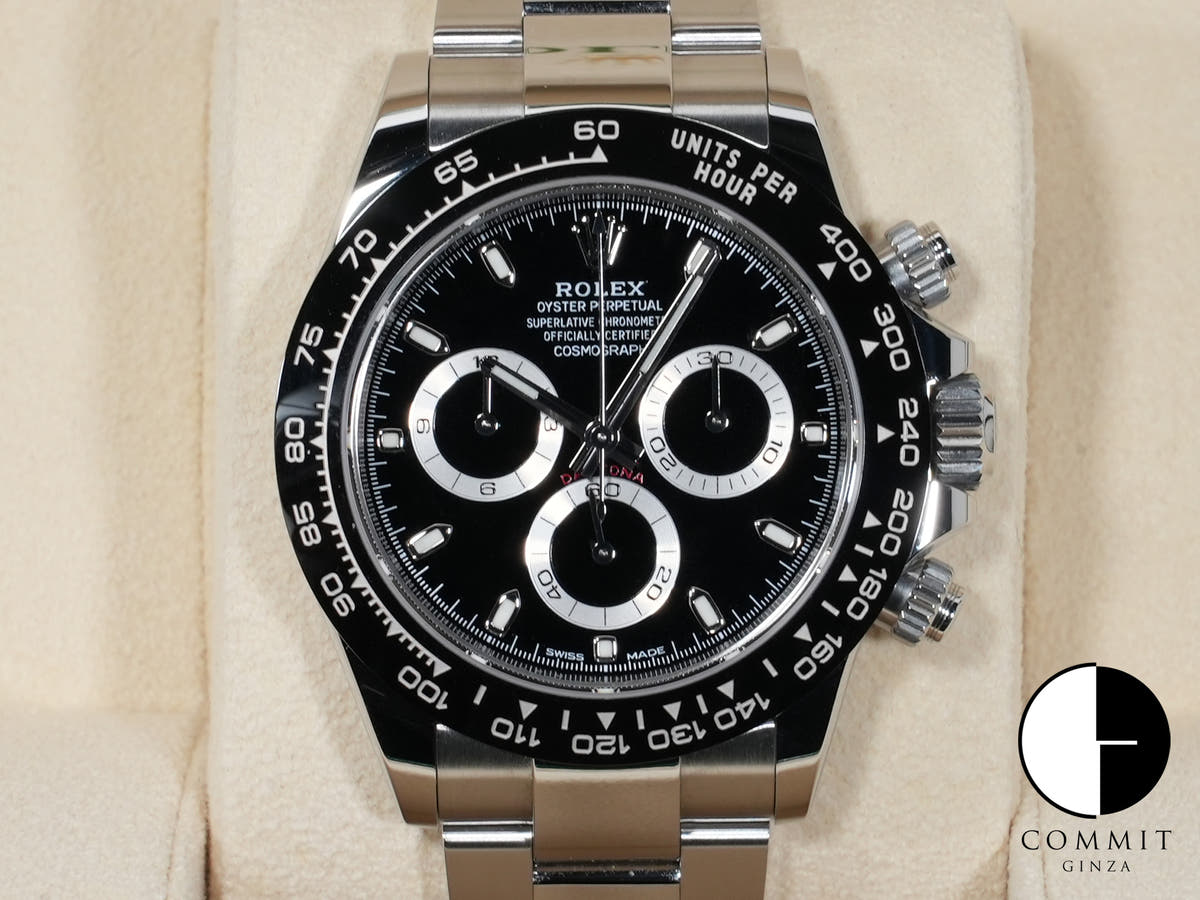 ロレックス デイトナ Ref.116500LN ステンレススチール ブラック文字盤
