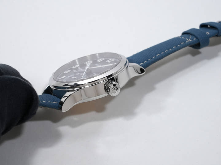 パテックフィリップ カラトラバ パイロット トラベルタイム Ref.7234A-001 ステンレススチール ブルー文字盤