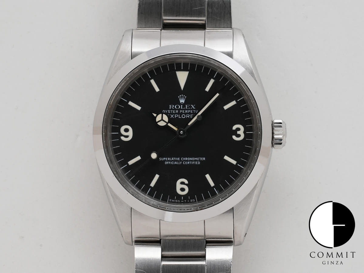 ロレックス エクスプローラーI Ref.1016 ステンレススチール ブラック文字盤 中古 xuhcf7x8