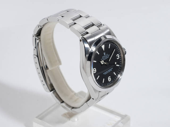 ロレックス エクスプローラーI Ref.1016 ステンレススチール ブラック文字盤 中古 xuhcf7x8