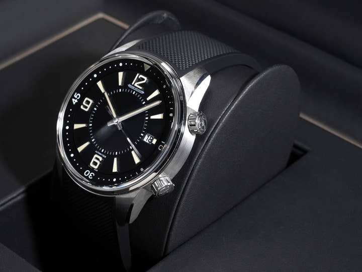 Jaeger-LeCoultre Polaris Automatic Ref.Q9068670 SS Black Dial Used etc7jpyt