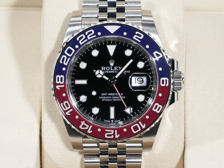 ロレックス GMTマスターII Ref.126710BLRO ステンレススチール ブラック文字盤 ジュビリーブレスレット