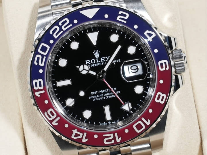 ロレックス GMTマスターII Ref.126710BLRO ステンレススチール ブラック文字盤 ジュビリーブレスレット