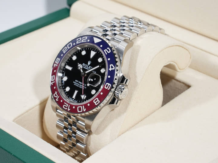 ロレックス GMTマスターII Ref.126710BLRO ステンレススチール ブラック文字盤 ジュビリーブレスレット