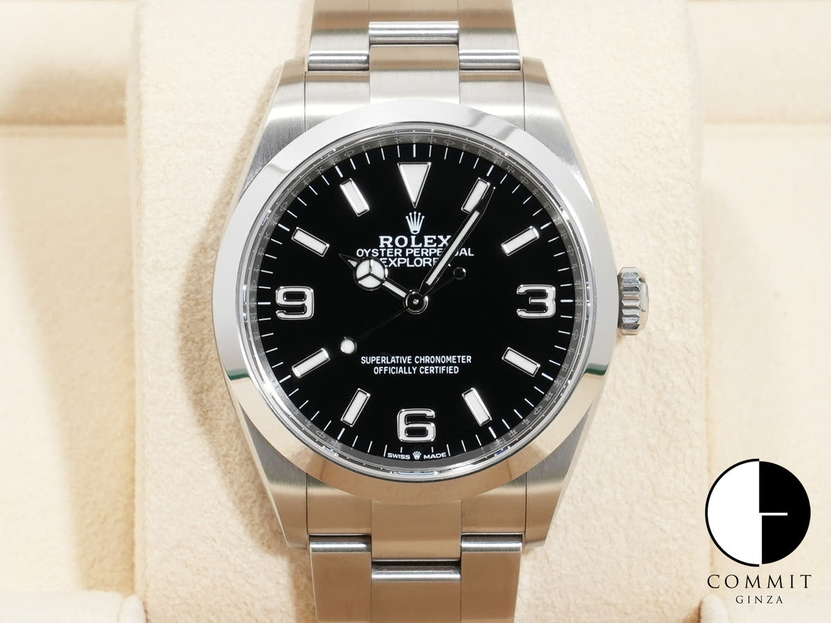 Rolex Explorer 36 Ref. 124270 Stainless Steel Black Dial