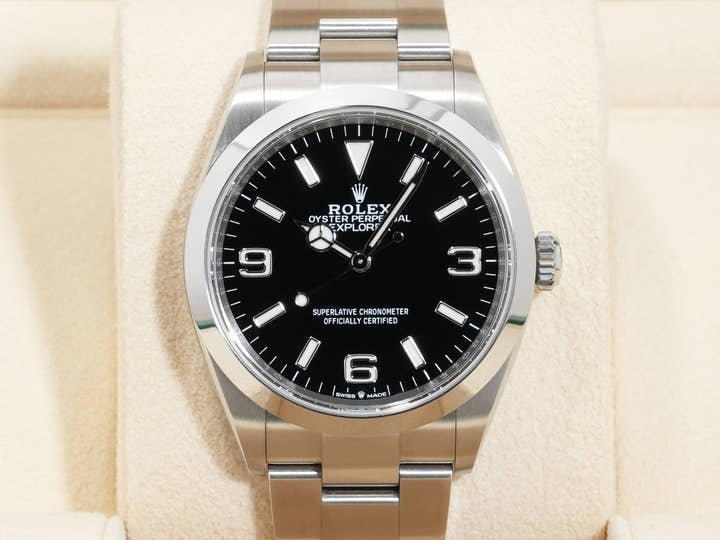 Rolex Explorer 36 Ref. 124270 Stainless Steel Black Dial