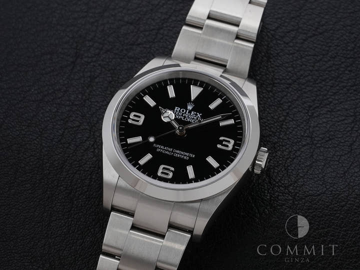Rolex Explorer 36 Ref. 124270 Stainless Steel Black Dial