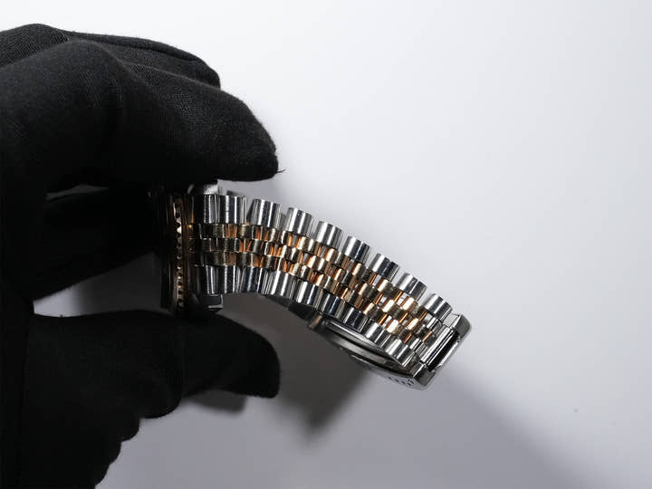 ロレックス GMTマスター Ref.16753 ステンレススチール/イエローゴールド ブラウン文字盤 ジュビリーブレスレット