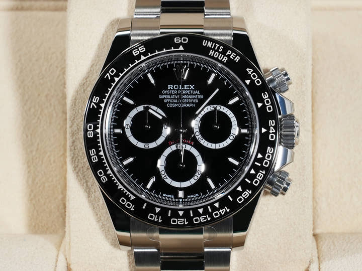 ロレックス デイトナ Ref.126500LN ステンレススチール ブラック文字盤