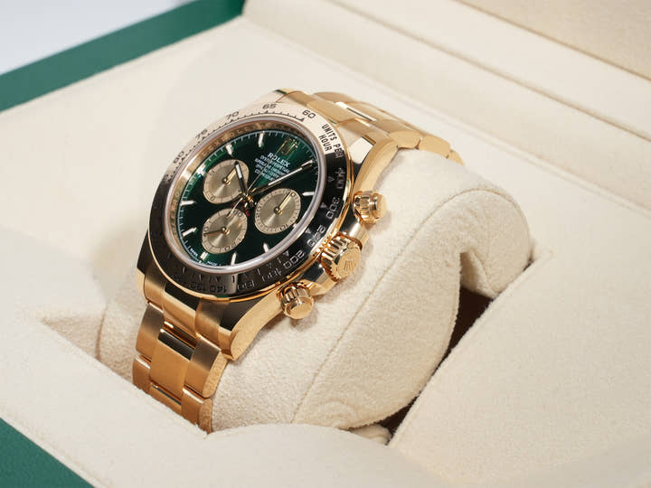 ロレックス デイトナ Ref.126508 イエローゴールド グリーン文字盤