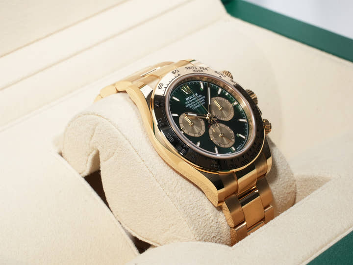 ロレックス デイトナ Ref.126508 イエローゴールド グリーン文字盤