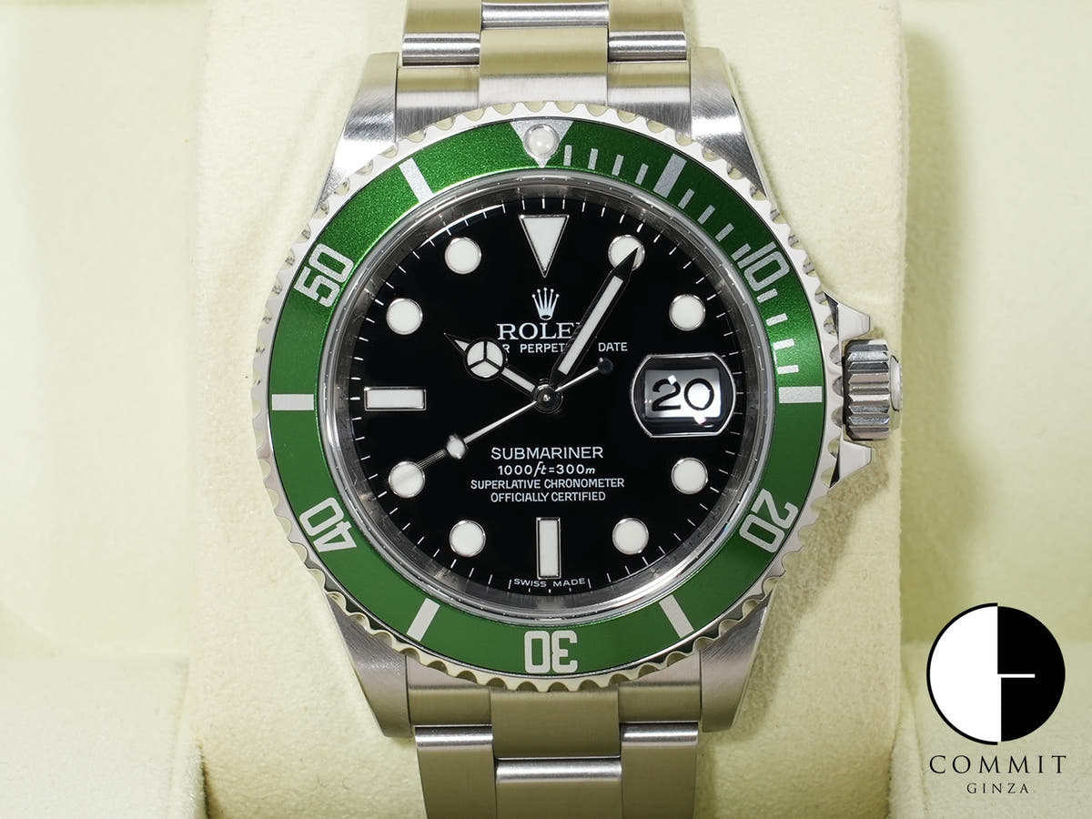 ロレックス サブマリーナー デイト Ref.16610LV ステンレススチール ブラック文字盤 美品 7muw5jai