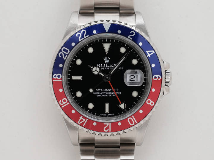 Rolex GMT-Master II Ref. 16710 Stainless Steel Black Dial Oyster Bracelet