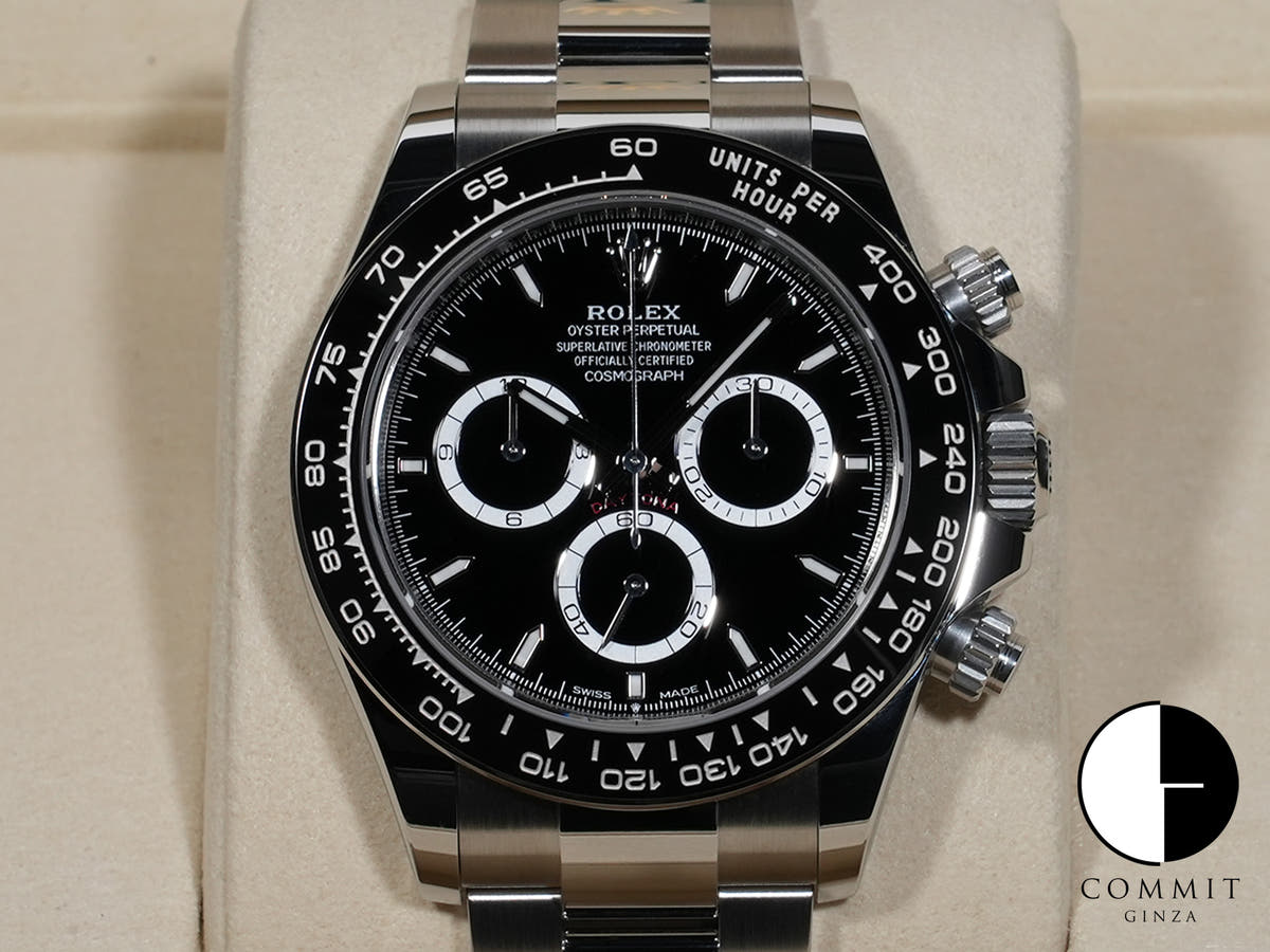 ロレックス デイトナ Ref.126500LN ステンレススチール ブラック文字盤