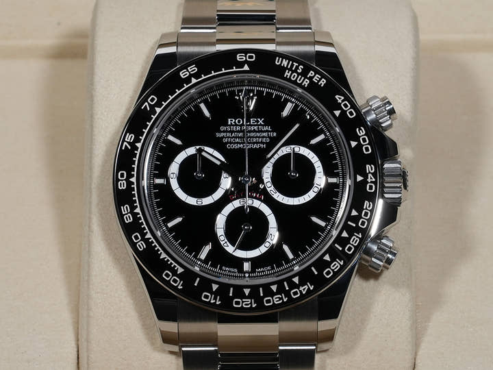 ロレックス デイトナ Ref.126500LN ステンレススチール ブラック文字盤