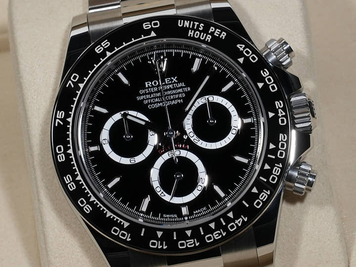ロレックス デイトナ Ref.126500LN ステンレススチール ブラック文字盤
