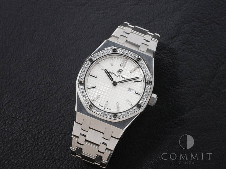 オーデマピゲ ロイヤルオーク クォーツ Ref.67651ST.ZZ.1261ST.01 ステンレススチール シルバー文字盤 美品 9dtygoxj