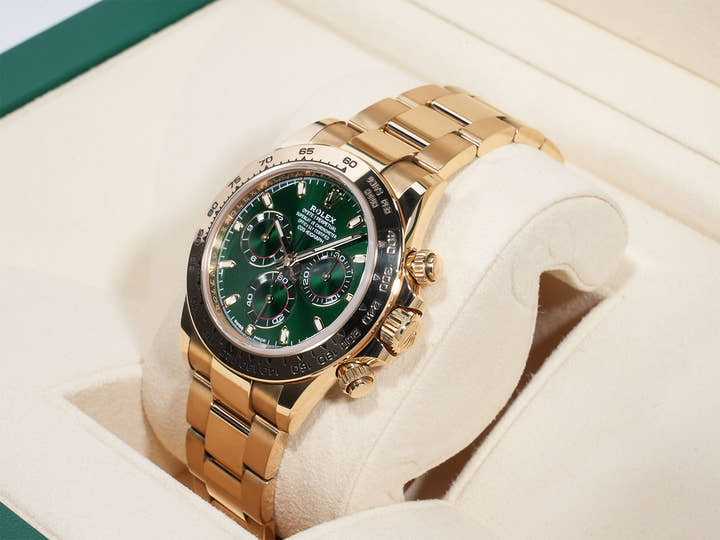 ロレックス デイトナ Ref.116508 イエローゴールド グリーン文字盤