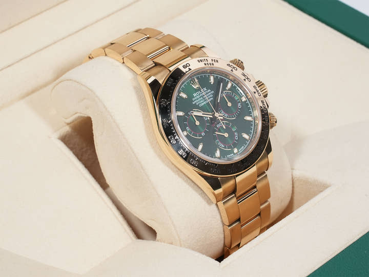 ロレックス デイトナ Ref.116508 イエローゴールド グリーン文字盤