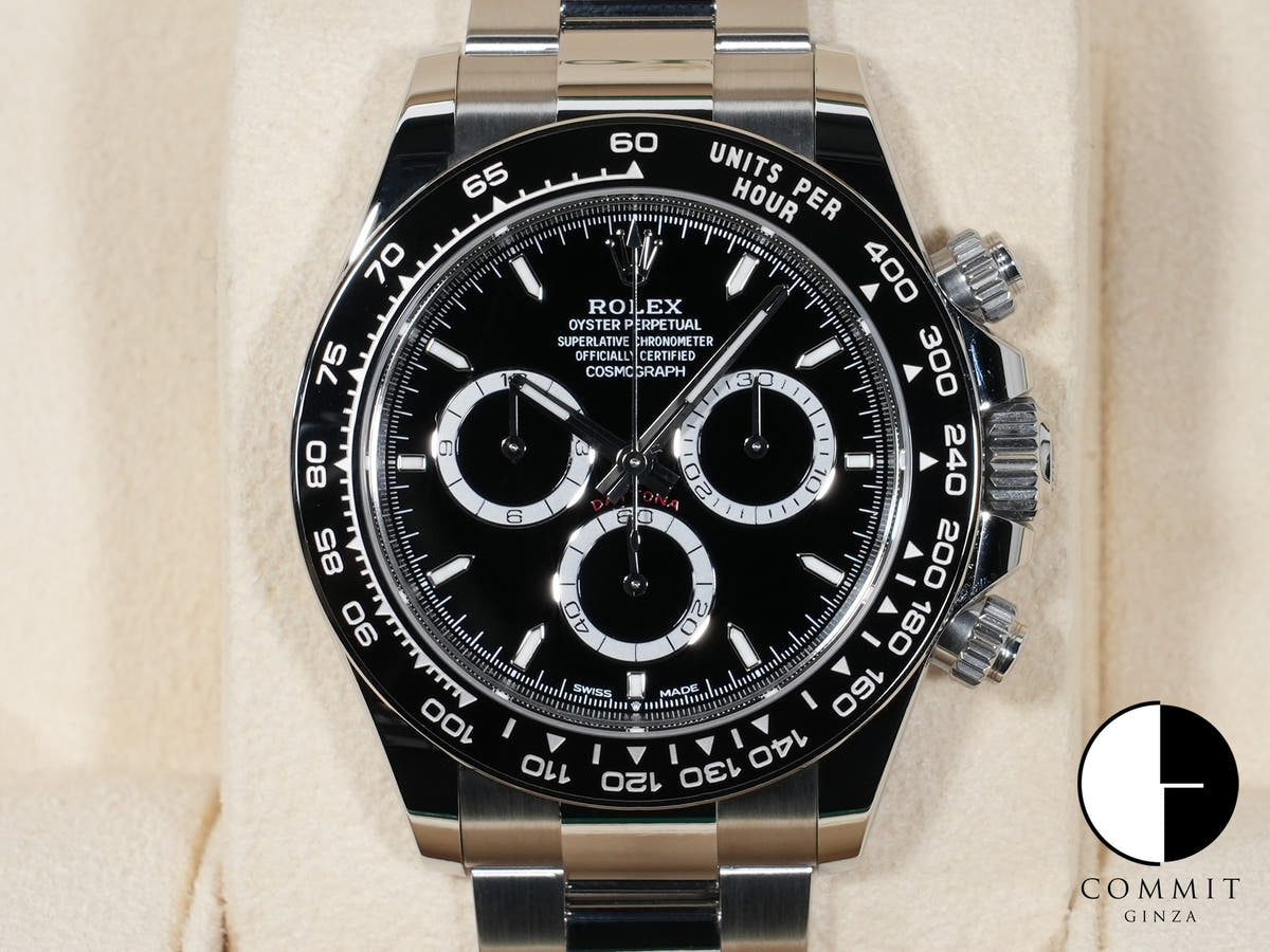 ロレックス デイトナ Ref.126500LN ステンレススチール ブラック文字盤