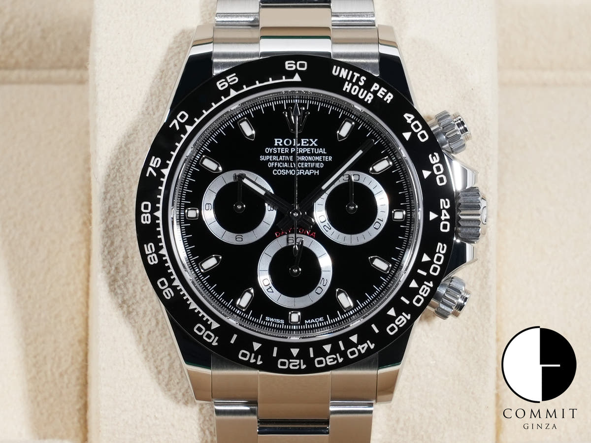 ロレックス デイトナ Ref.116500LN ステンレススチール ブラック文字盤