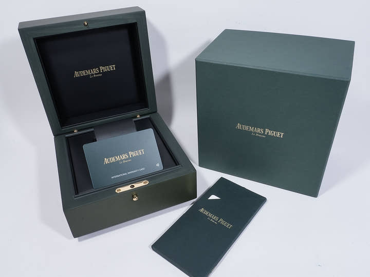 オーデマピゲ CODE 11.59 バイ オーデマ ピゲ Ref.15210OR.OO.A002KB.03 ピンクゴールド スモークブルーラッカー文字盤