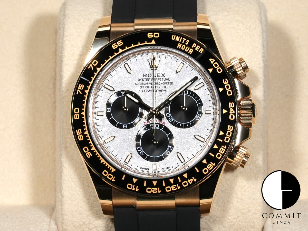 ロレックス デイトナ Ref.126518LN イエローゴールド メテオライト文字盤