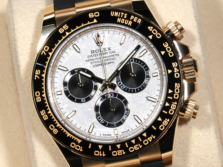 ロレックス デイトナ Ref.126518LN イエローゴールド メテオライト文字盤