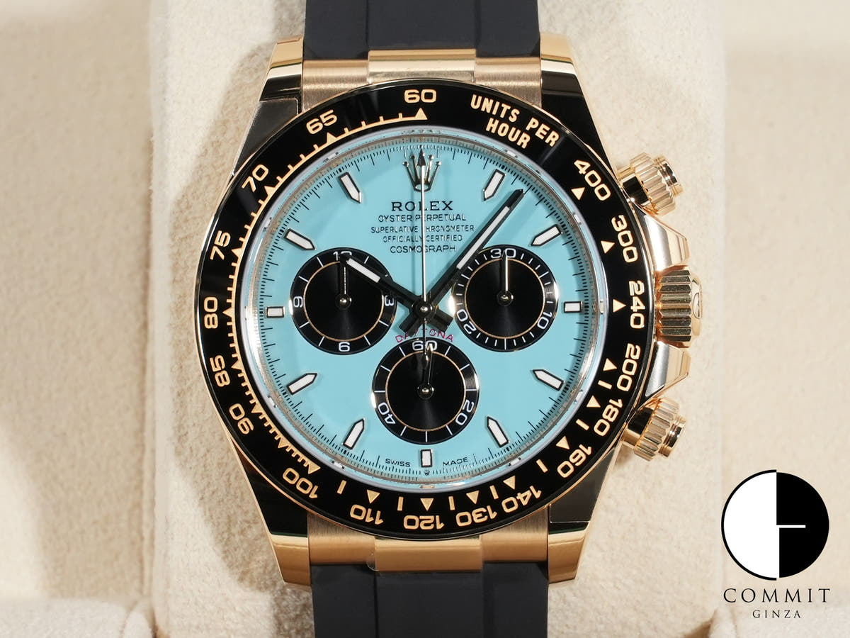 ロレックス デイトナ Ref.126518LN イエローゴールド ターコイズブルー文字盤
