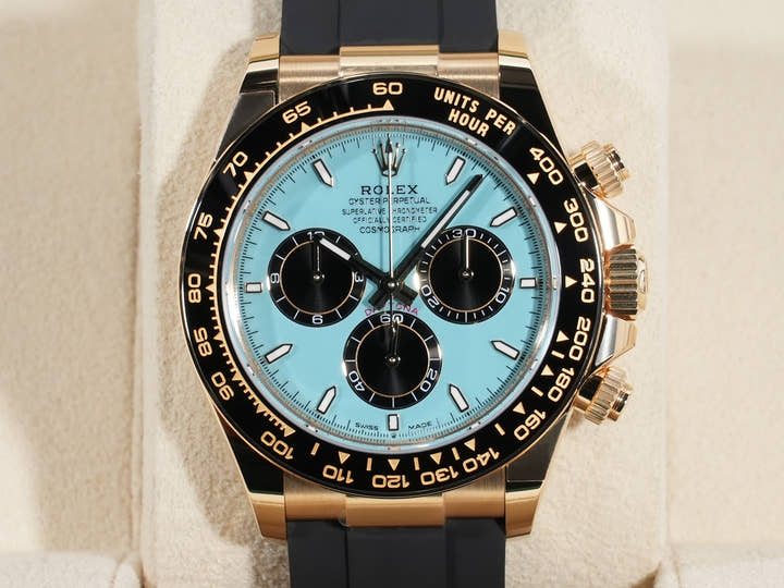 ロレックス デイトナ Ref.126518LN イエローゴールド ターコイズブルー文字盤