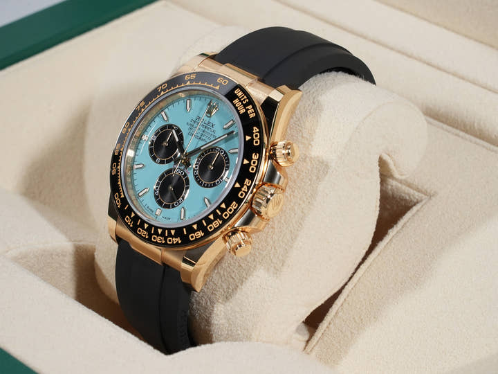 ロレックス デイトナ Ref.126518LN イエローゴールド ターコイズブルー文字盤
