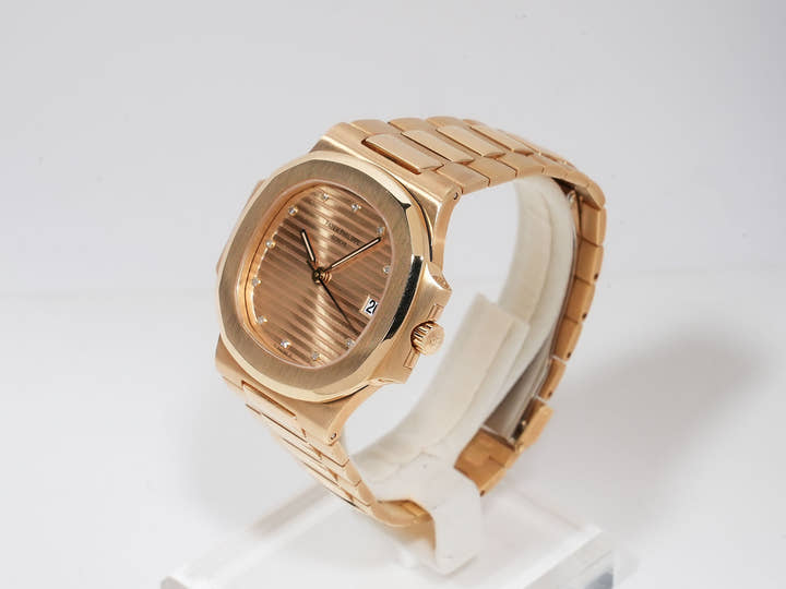 パテックフィリップ ノーチラス Ref.3800/1J-016 イエローゴールド シャンパン11Pダイヤ文字盤