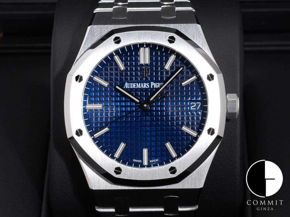オーデマピゲ ロイヤルオーク Ref.15503BC.OO.1220BC.01 ホワイトゴールド ブルー文字盤