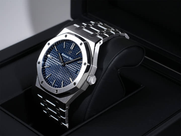 オーデマピゲ ロイヤルオーク Ref.15503BC.OO.1220BC.01 ホワイトゴールド ブルー文字盤